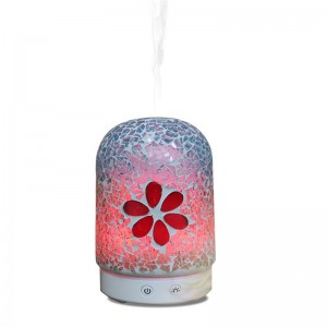 Chinesische Fabrik neueste Mosaik Glas Ultraschall elektrische ätherisches Öl Aroma Diffusor